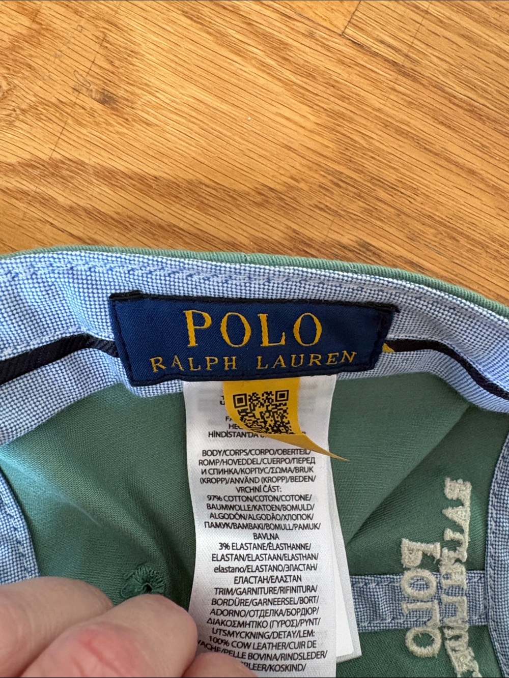Ralph Lauren Polo green baseball cap - Picture 6 of 10